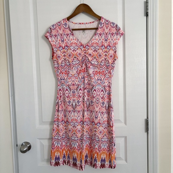 Title nine Dresses & Skirts - Title Nine Dress Short Sleeve Orange Purple